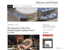 Tablet Screenshot of cheeseandtoast.com